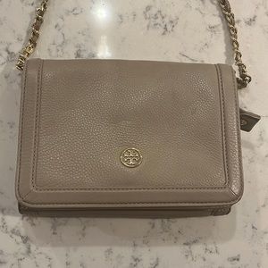 Tory Burch grey crossbody bag